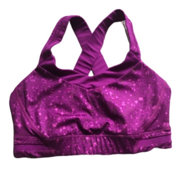 Lululemon Rack Pack bra, purple pink size 4 - Picture 5 of 8